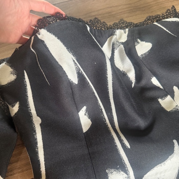 Anthropologie | Sachin + Babi Off-Shoulder Crop Top | Size 4 | - Picture 4 of 7